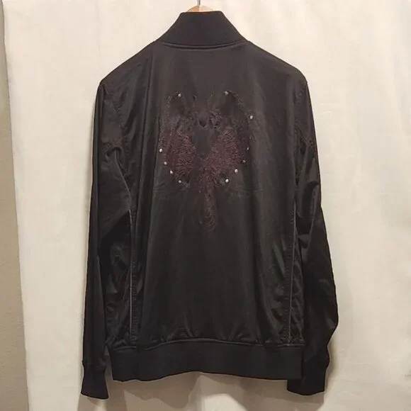 VTG Caffeine New York Men Size XL Black Y2K Light Weight Jacket Caffeine Culture